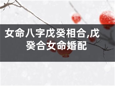 女命八字戊癸相合,戊癸合女命婚配
