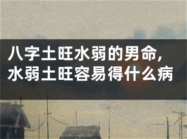 八字土旺水弱的男命,水弱土旺容易得什么病
