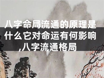 八字命局流通的原理是什么它对命运有何影响,八字流通格局