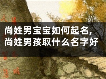 尚姓男宝宝如何起名,尚姓男孩取什么名字好