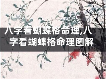八字看蝴蝶格命理,八字看蝴蝶格命理图解