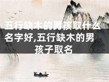 五行缺木的男孩取什么名字好,五行缺木的男孩子取名