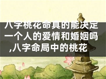八字桃花命真的能决定一个人的爱情和婚姻吗,八字命局中的桃花