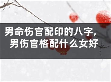 男命伤官配印的八字,男伤官格配什么女好