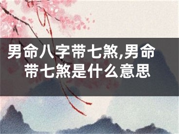 男命八字带七煞,男命带七煞是什么意思