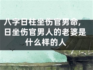 八字日柱坐伤官男命,日坐伤官男人的老婆是什么样的人