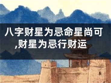八字财星为忌命星尚可,财星为忌行财运