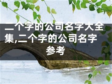 二个字的公司名字大全集,二个字的公司名字参考