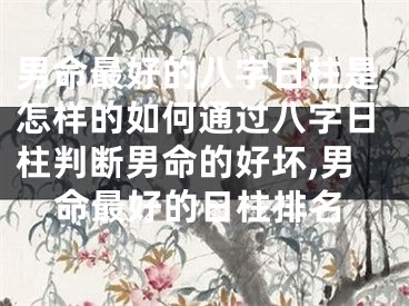 男命最好的八字日柱是怎样的如何通过八字日柱判断男命的好坏,男命最好的日柱排名