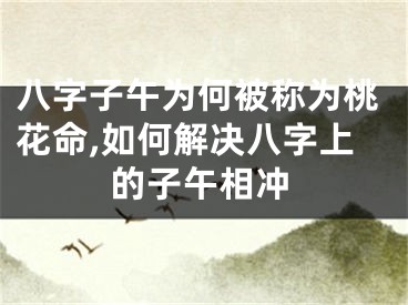 八字子午为何被称为桃花命,如何解决八字上的子午相冲