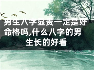 男生八字显贵一定是好命格吗,什么八字的男生长的好看