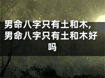 男命八字只有土和木,男命八字只有土和木好吗