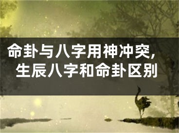 命卦与八字用神冲突,生辰八字和命卦区别