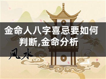 金命人八字喜忌要如何判断,金命分析