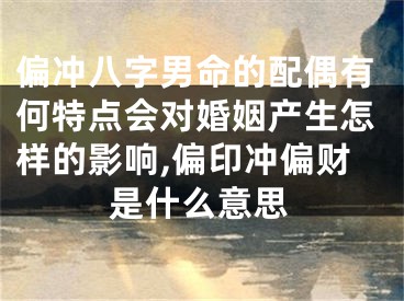 偏冲八字男命的配偶有何特点会对婚姻产生怎样的影响,偏印冲偏财是什么意思