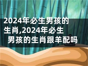 2024年必生男孩的生肖,2024年必生男孩的生肖跟羊配吗