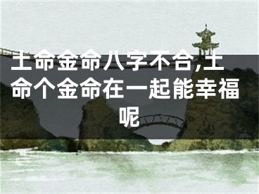 土命金命八字不合,土命个金命在一起能幸福呢