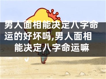 男人面相能决定八字命运的好坏吗,男人面相能决定八字命运嘛