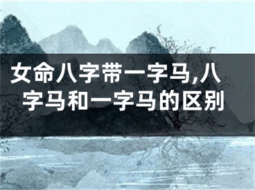女命八字带一字马,八字马和一字马的区别