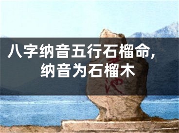八字纳音五行石榴命,纳音为石榴木