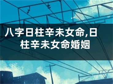 八字日柱辛未女命,日柱辛未女命婚姻