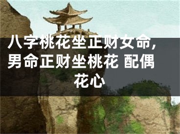 八字桃花坐正财女命,男命正财坐桃花 配偶花心