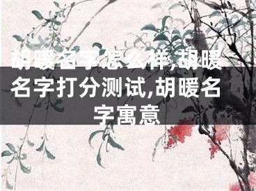 胡暖名字怎么样,胡暖名字打分测试,胡暖名字寓意