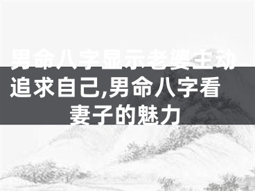 男命八字显示老婆主动追求自己,男命八字看妻子的魅力