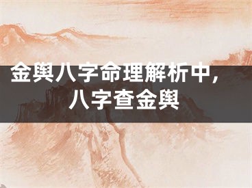 金舆八字命理解析中,八字查金舆