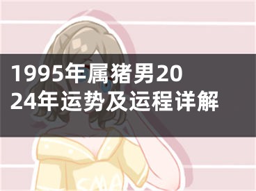 1995年属猪男2024年运势及运程详解