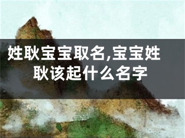 姓耿宝宝取名,宝宝姓耿该起什么名字