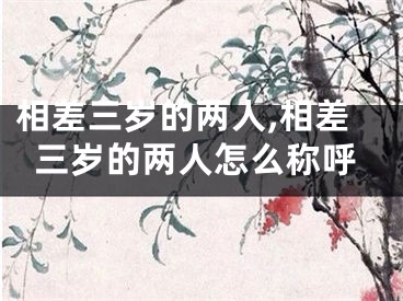 相差三岁的两人,相差三岁的两人怎么称呼