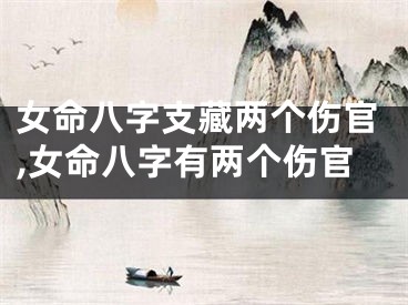 女命八字支藏两个伤官,女命八字有两个伤官