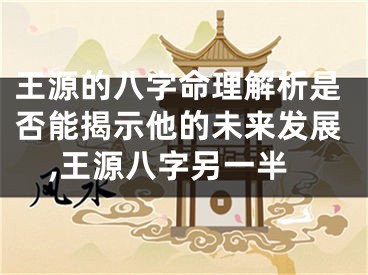 王源的八字命理解析是否能揭示他的未来发展,王源八字另一半