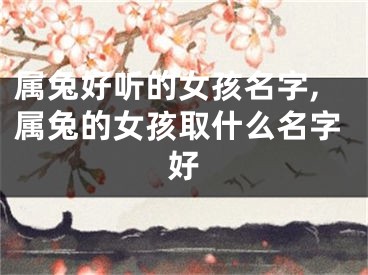 属兔好听的女孩名字,属兔的女孩取什么名字好