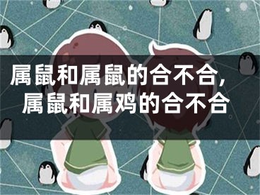 属鼠和属鼠的合不合,属鼠和属鸡的合不合