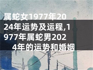 属蛇女1977年2024年运势及运程,1977年属蛇男2024年的运势和婚姻