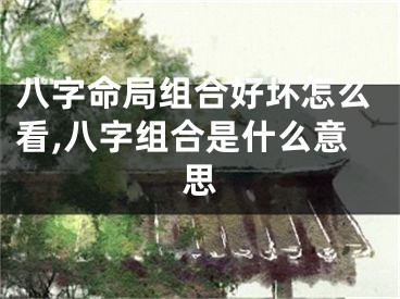 八字命局组合好坏怎么看,八字组合是什么意思