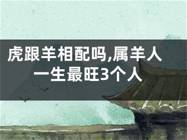 虎跟羊相配吗,属羊人一生最旺3个人