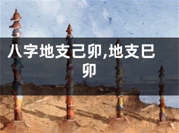八字地支己卯,地支巳卯