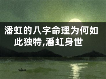 潘虹的八字命理为何如此独特,潘虹身世
