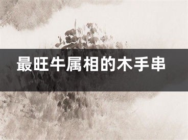 最旺牛属相的木手串