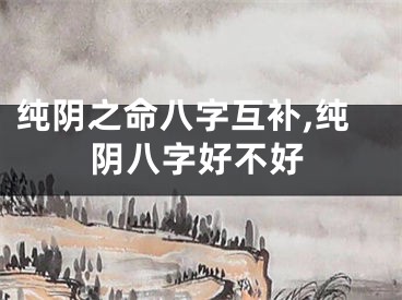 纯阴之命八字互补,纯阴八字好不好