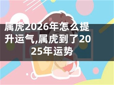 属虎2026年怎么提升运气,属虎到了2025年运势
