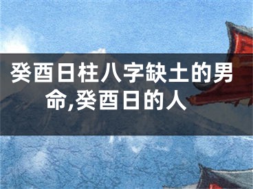 癸酉日柱八字缺土的男命,癸酉日的人