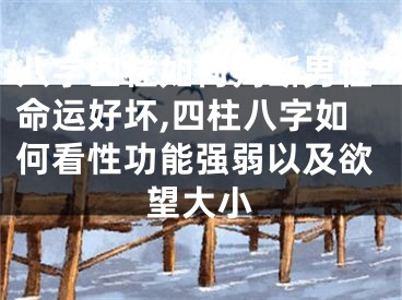 八字四柱如何判断男性命运好坏,四柱八字如何看性功能强弱以及欲望大小