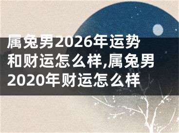 属兔男2026年运势和财运怎么样,属兔男2020年财运怎么样