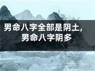 男命八字全部是阴土,男命八字阴多