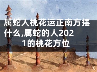 属蛇人桃花运正南方摆什么,属蛇的人2021的桃花方位