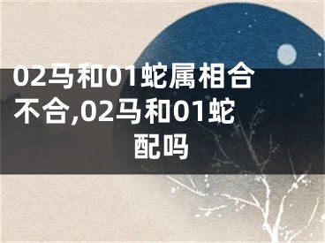 02马和01蛇属相合不合,02马和01蛇配吗